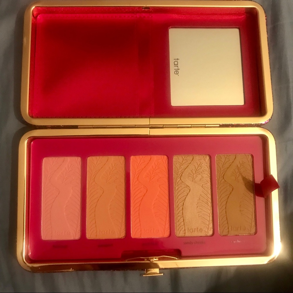 Tarte Life At The Party blush palette and clutch
